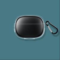 小米flipbuds pro耳机壳无线蓝牙耳机保护套透明文字防摔耳机壳套 小米FlipBuds Pro 透明+挂钩