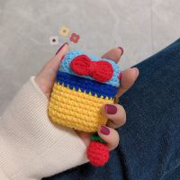 毛线苹果Airpods1/2/3PRO/i9s/i11/i12 无线蓝牙耳机盒保护壳套软 白雪公主与毒苹果 Airpod