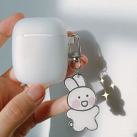 适用Remax睿量TWS-10无线蓝牙耳机保护套10i卡通透明10ipro软壳女 透明耳机套+小白兔 睿量TWS-10