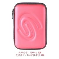 希捷移动硬盘防震包保护套包抗压硬壳包数码收纳包2.5寸睿品睿翼 红色 默认