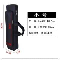 竿包帆布两层三层防水钓鱼渔具包小竿包筏竿包手竿包渔具用品大全 迷你冬钓包45厘米