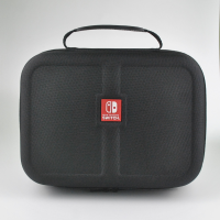 switch收纳包任天堂中型全套游戏机配件整理包斜挎大包eva保护包 黑色