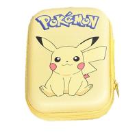 卡通可爱苹果 华为 oppo vivo小米充电器数据线耳机收纳盒零钱包 大包（13.5*9*3.5厘米） 比卡丘