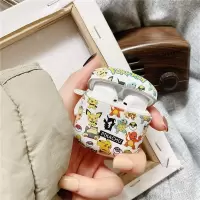 漫步者lollipods耳机保护套lollipops耳机套冇心联名无线蓝牙潮壳 漫步者lollipods磨砂白底群星