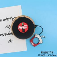 OPPO Enco W51真无线蓝牙耳机保护套创意潮牌W51全包软硅胶盒外壳 OPPO W31套黑壳可乐+指环扣