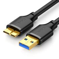 分创者 usb3.0移动硬盘数据线电脑三星note3手机充电器WD希捷西部 USB3.0转micro usb 0.25米