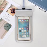 新款TPU手机防水袋触屏手机防雨游泳水下拍照潜水防尘骑手外卖 银色款(送挂绳) 一件