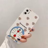 机器猫iPhone11手机壳苹果12promax保护套x/xr/xs外壳7/8plus侧边 [包边 铃铛机器猫] 11p