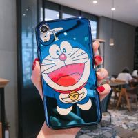 OPPOa5手机壳A9叮当猫Reno56蓝光机器猫A72/a92s软壳R11S挂绳A11X [蓝新猫]高品质单壳 opp