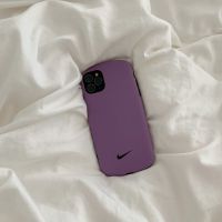 潮牌耐克12/11Pro/Max苹果X/XS/XR/mini手机壳iPhone7p/8plus情侣 椭圆蚕丝 紫底下方一