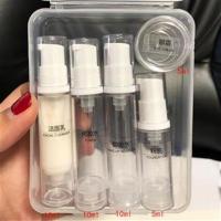 旅行护肤品分装瓶套装短途3-5天爽肤水水乳液粉底液小空瓶真空瓶 短途旅行套装 送分装器