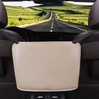 车骏丰汽车座椅间收纳袋挂袋车载多功能储物兜置物袋汽车收纳用品 米色 标准款