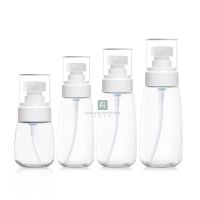 旅行喷雾塑料瓶100ml免洗手液分装瓶消毒液按压便携式乳液空瓶子 喷雾瓶颜色随机 100ml(收藏宝贝送标签贴)