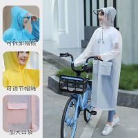 雨衣女便携式加厚漂流旅游徒步户外雨衣电动车男非一次性雨衣批发 牛奶白 15丝普通款雨衣【单一件装】