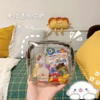 ins可爱叠叠熊化妆包大容量随身携带洗漱包化妆品旅行收纳包女 刺绣考拉化妆包