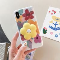 华为nova8/6/7se/3i/4e/5pro手机壳畅享10/20/9斜挎8e/7s支架Plus 夏日黄色小花(无绳)