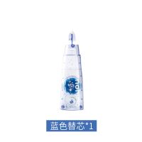 日本Plus普乐士点点胶卷轴双面胶可换替芯式学生办公手账手工胶带 蓝色替芯1个【不可单独使用】