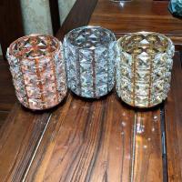 欧式水晶化妆刷收纳桶化妆笔刷筒眉笔收纳筒 金色