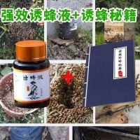 诱蜂桶黑色塑料蜂箱招蜂水桶蜜蜂蜡野外捕蜂器土蜂野蜂专用收蜂笼 强效诱蜂水120g+诱蜂秘籍