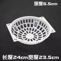 鸽子窝防侧翻蛋窝信鸽用品鸽具赛鸽塑料巢盆棕垫鸽子用品用具蛋窝 圆形漏网蛋窝 2个