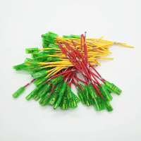 汽车喇叭线插头端子通用专用喇叭线接头插线蜗牛盆型喇叭插头 普通 喇叭线 红黄 共10根