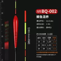 高灵敏鲫鱼漂加粗醒目野钓混养鲤鱼漂特价巴尔杉鱼漂套装纳米浮漂 浅陌BQ-002[2目加粗]鲫鱼混养 [123号各1支]