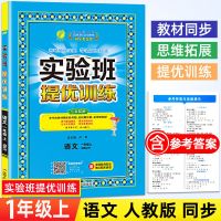 实验班提优训练一年级上下册语文数学人教同步练习题单元期中期末 语文 一年级上册