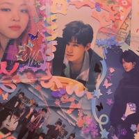 追星小卡硬卡套咕咕卡一套十个B8大小可放三寸拍立得能没孔不售后[8月17日发完] 一包10个