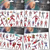 变形金刚纹身贴铠甲勇士奥特曼小孩子儿童纹身贴防水男女水印贴画 奥特曼不重复4张