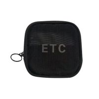 刘亦菲同款化妆包便携外出随身大容量化妆品收纳旅行袋折叠洗漱包 普通款 [网纱]小号