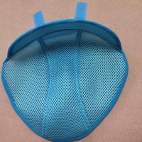 安全头盔内衬蓝贴通风透气吸汗垫可拆洗工地安全帽垫外卖头盔内衬 升级款魔术贴单片装