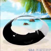 工地防晒防紫外线加宽帽檐耐用防碰施工安全帽配套遮阳板热卖 全白 帽檐宽度70mm