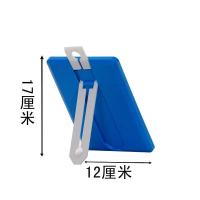 [破损补发]台式化妆镜浴室墙壁高清挂镜家用梳妆学生宿舍折叠镜 小小号蓝色送挂钩