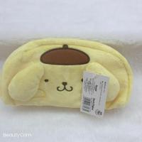 日系可爱蒂布丁狗玉桂狗少女心软妹子毛绒笔袋化妆包收纳包萌妹子 布丁狗