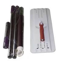 刮刮乐拖把杆子替换配件板长33厘米宽12CM家庭清洁的好帮手 杆子+底板