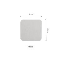 日式陶瓷牙刷架底座 牙刷置物架 底座托 放置牙刷托 电动牙刷底座 白色硅藻垫8*8cm