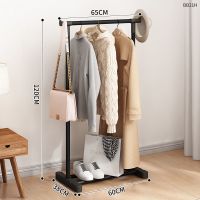 简易衣橱衣柜组装挂衣柜家用出租房收纳柜子宿舍落地卧室落地衣架 66cm+精巧款