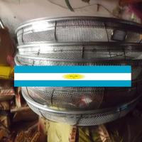 园艺筛土筛子石子沙子筛网过滤筛工业用铁漏网筛不锈钢筛子分样筛 直径43厘米孔2毫米-铁丝筛