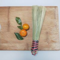 天然洗锅刷子木柄竹刷子刷锅洗锅厨房清洁用品洗碗洗锅神器竹刷子 库存一把随机发货