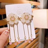 汉服儿童发饰发卡头饰夹子韩国古风古代公主饰品女童古装发夹饰品 花朵粉色串珠