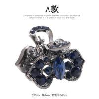 韩国发饰迷你水钻小发夹成人刘海小抓夹顶夹女士发前夹头饰刘海夹 A款