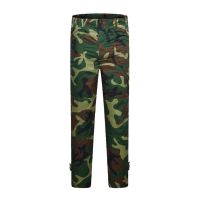 迷彩服套装男女夏季薄款工地劳保工作服春秋大学生户外军训迷彩服 绿花[单裤子] 160/S[80-100斤]