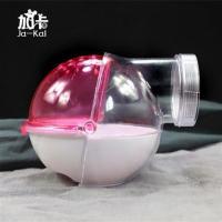 ja-kal加卡仓鼠外接浴室 仓鼠浴缸 浴盆 浴沙盒圆型浴室小宠用品 加卡外接浴室粉色