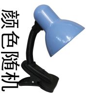 带夹子的台灯 卧室床头LED夹子灯 儿童书桌阅读学习写字小护眼灯 108夹子式线长0.7米颜色随机发货 无灯泡(需要自己
