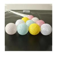 鲜花装饰灯串马卡龙糖果球花束灯鲜花包装星空灯卧室装饰彩色闪灯 混色10个铁丝款+送电池