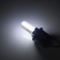 示宽灯超亮led汽车日行灯七彩遥控爆闪改装通用行车灯t10小灯插泡 COB灯组 白色 一个 默认