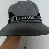 [防飞沫]韩版防唾沫渔夫帽儿童透明护脸面罩可拆卸户外棒球帽 [随机颜色]防风绳渔夫帽