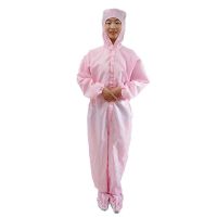 耐高温可消毒四连玉疗矿疗盐疗沙灸服连手套连帽连脚五连体沙疗服 粉色四连体沙疗服[绿底皮] S