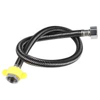 软管冷热进水管304不锈钢编织上水管家用加长尖头连接管子水龙头 混编管30厘米(带扳手)