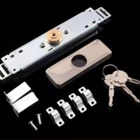 卷帘门锁卷门锁十字防盗门锁铜芯卷帘门锁卷闸门锁中间通用型 中间开 十字钥匙